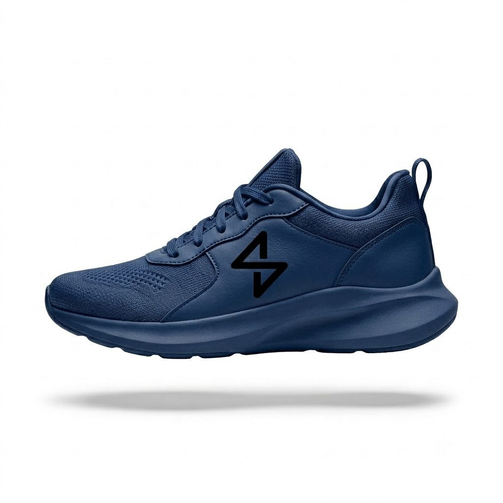 Premium Navy Blue Sports Shoes | Lightweight, Breathable & Stylish