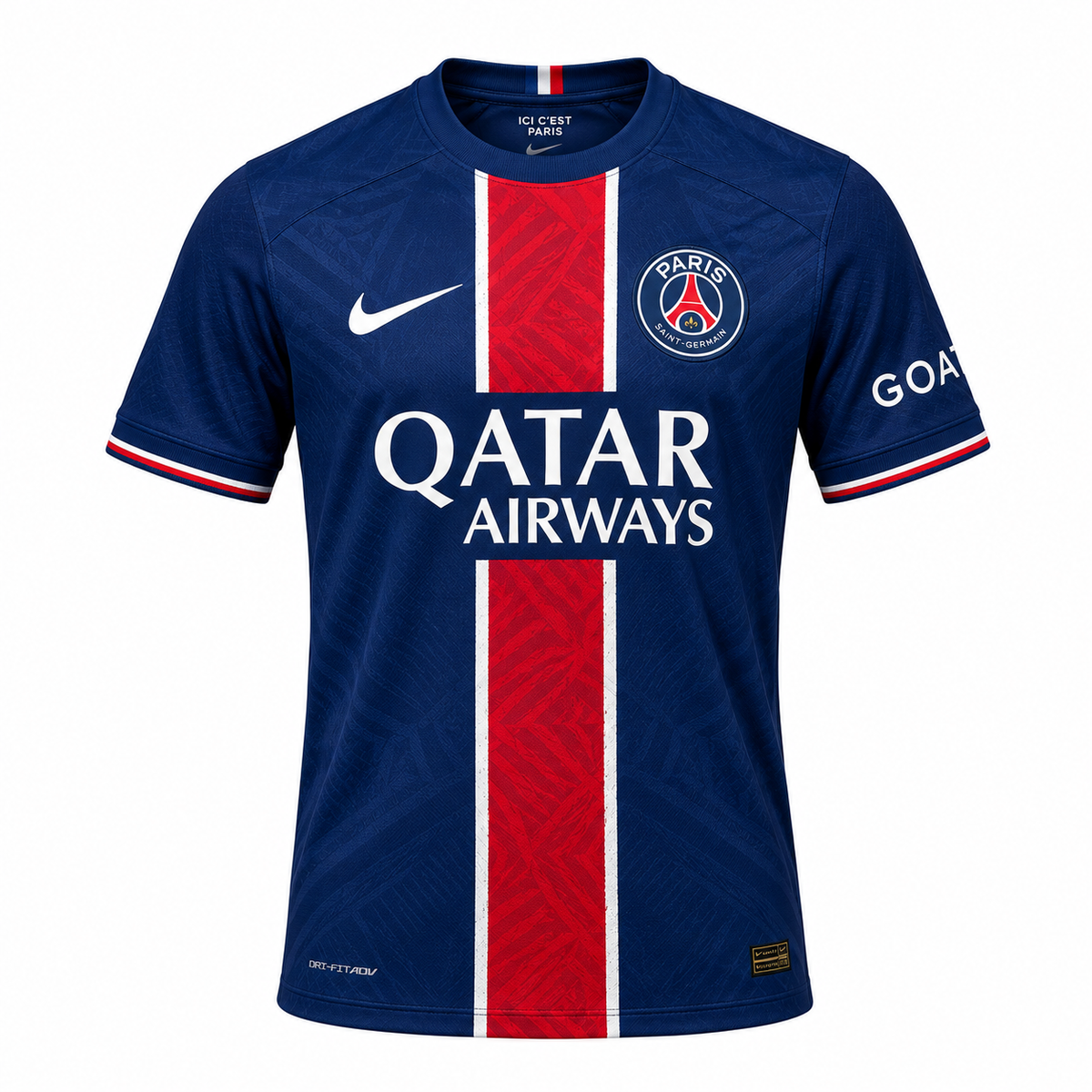Paris Saint-Germain (PSG) 23/24 Home Jersey - Dark Navy Football T-Shirt