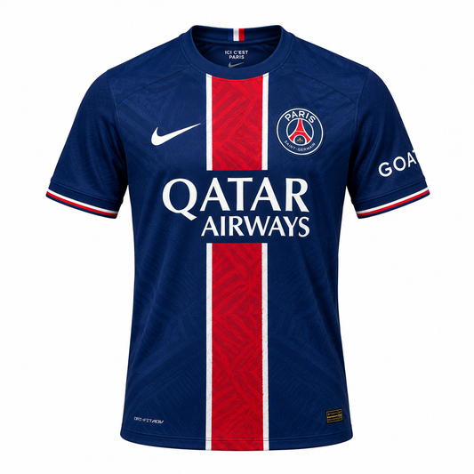 Paris Saint-Germain (PSG) 23/24 Home Jersey - Dark Navy Football T-Shirt