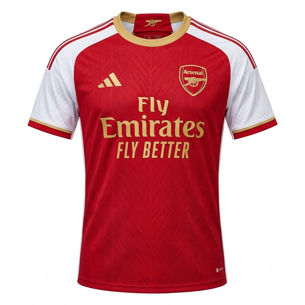 Arsenal FC Home Jersey 2023/24 - Premium Red & Gold Edition